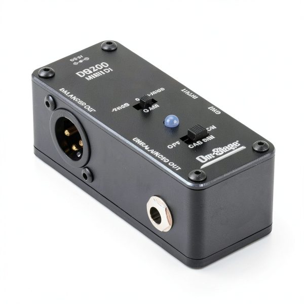 DB200 Mini DI Box Guitar Bass Audio Direct Input-5