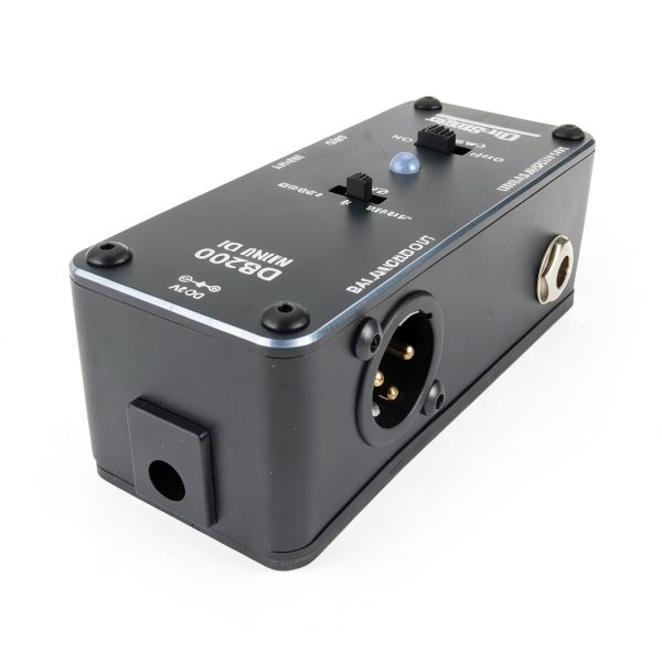 DB200 Mini DI Box Guitar Bass Audio Direct Input-9