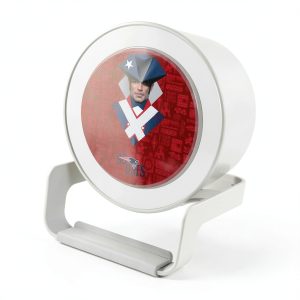 Keyscaper Night Light Charger Bluetooth Speaker Patriots Fan-0