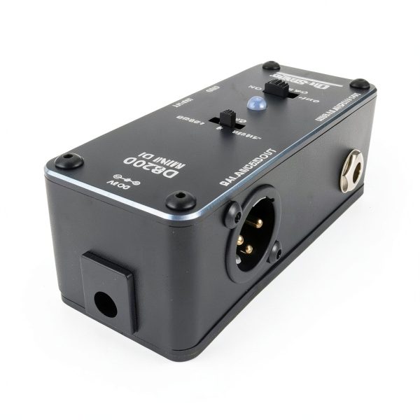 DB200 Mini DI Box Guitar Bass Audio Direct Input-3