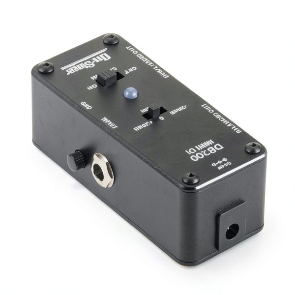 DB200 Mini DI Box Guitar Bass Audio Direct Input-6