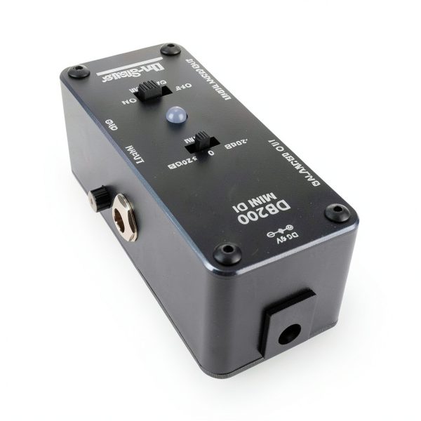 DB200 Mini DI Box Guitar Bass Audio Direct Input-10