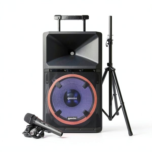 Gemini PA Speaker High Power Audio Bluetooth Streaming DJs-2