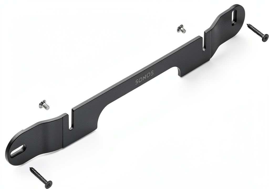 Sonos Ray Wall Mount installed on a living room wall