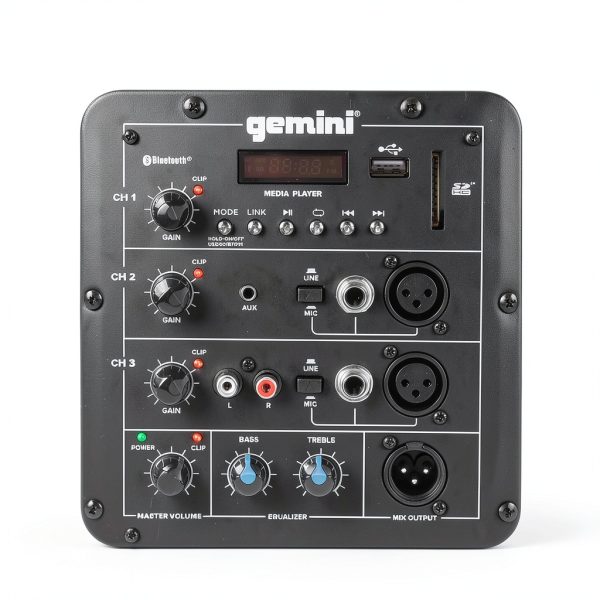 Gemini AS-2115BT-PK Portable PA Speaker Kit Bluetooth-5