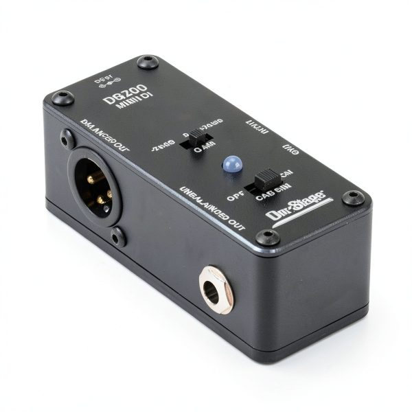 DB200 Mini DI Box Guitar Bass Audio Direct Input-11