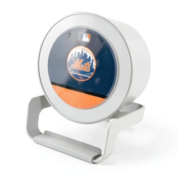 New York Mets Night Light Wireless Charger Bluetooth Speaker-0