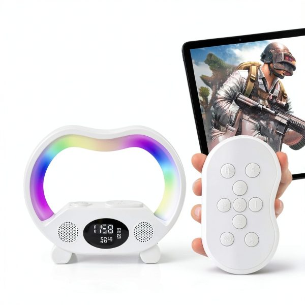 Multifunctional Alarm Clock RGB Light Wireless Charger-4