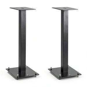 Triangle S01 Bookshelf Speaker Stands Matte Black Non Slip-0