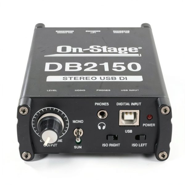 DB2150 Stereo USB DI Box Plug Play Windows Mac Audio-2