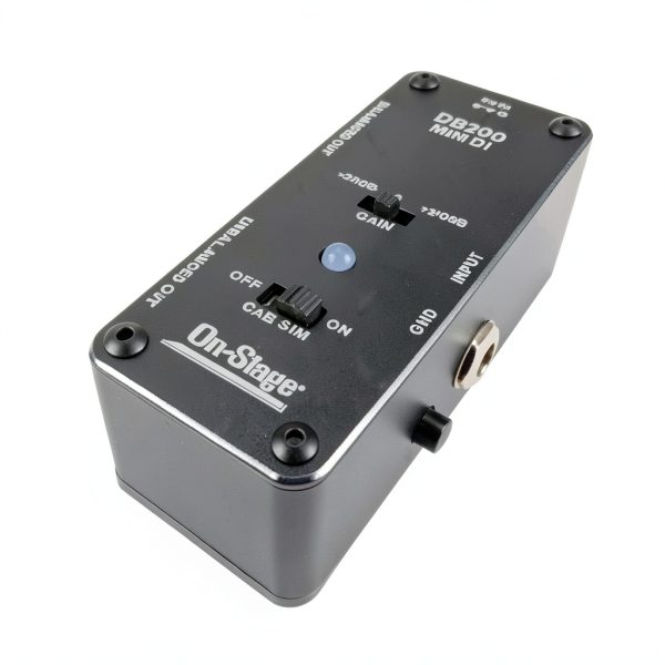 DB200 Mini DI Box Guitar Bass Audio Direct Input-8