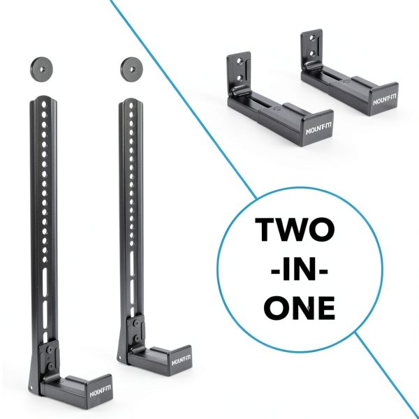 Universal Soundbar Bracket Pavo Steel Adjustable-0