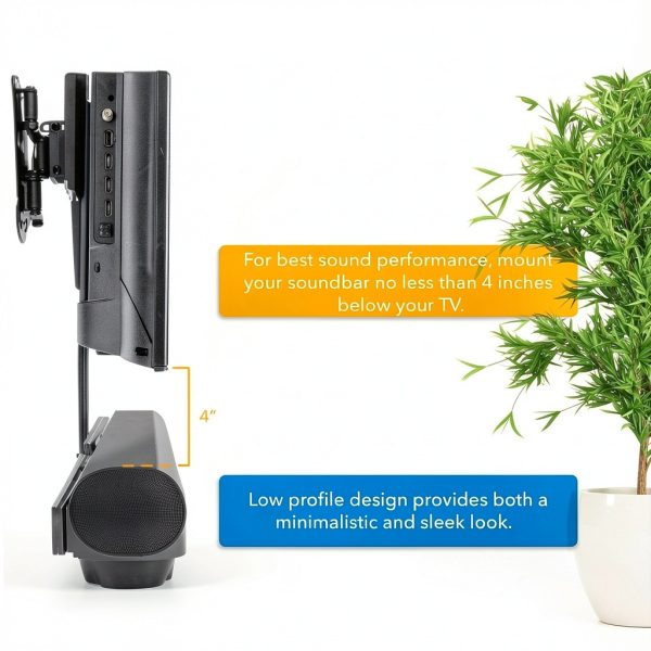 Sonos Arc Steel Mount Adjustable TV Bracket-5