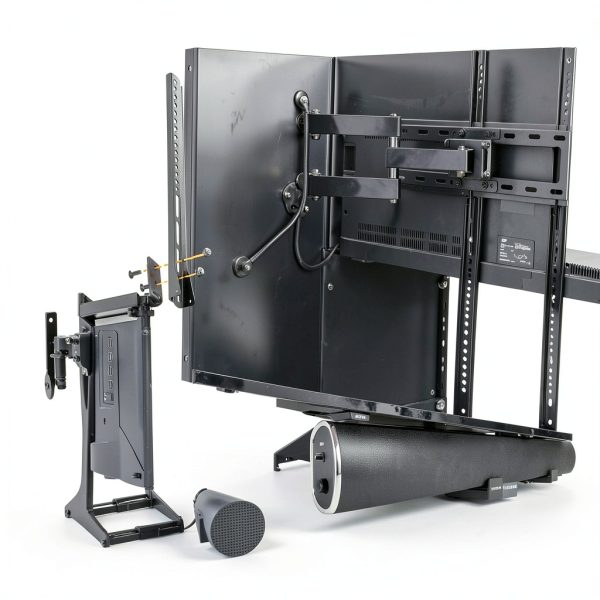 Universal Soundbar Bracket Pavo Steel Adjustable-6
