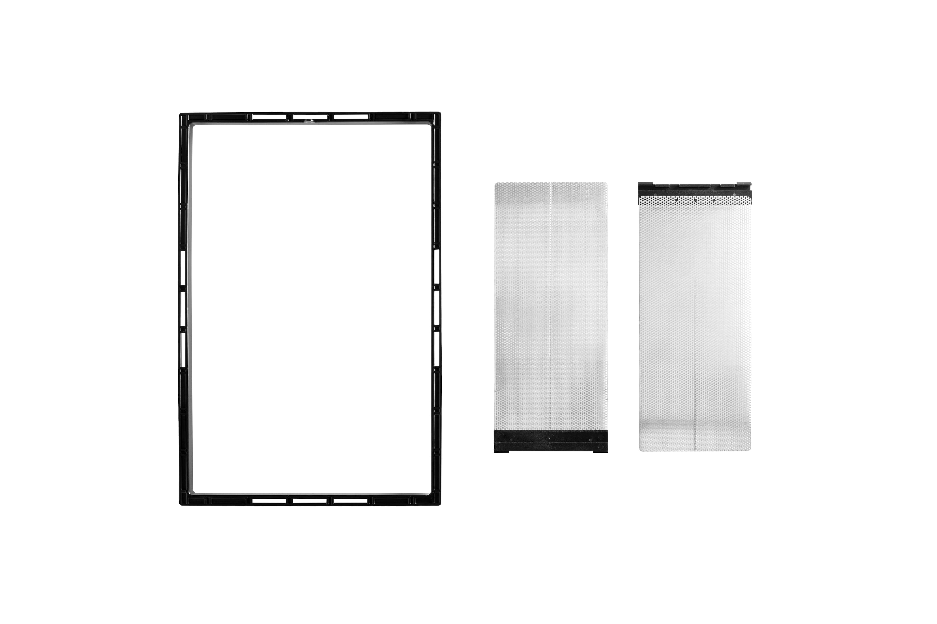 Installer marking cutout template with DW-80 bracket