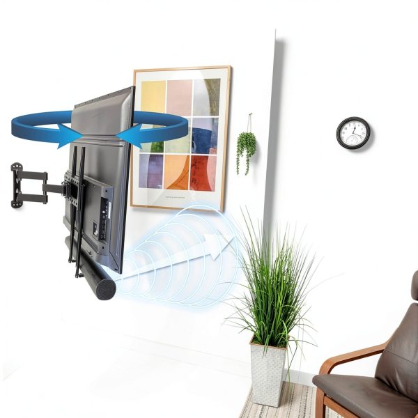 Universal Soundbar Bracket Pavo Steel Adjustable-5