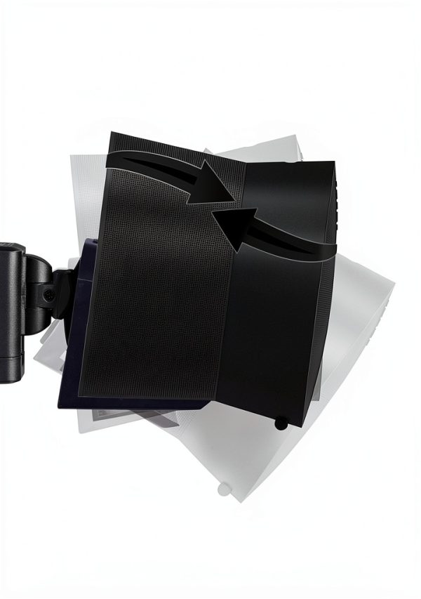 Sanus Adjustable Wall Mount for Sonos Era 300 Black White Tilt Swivel-1