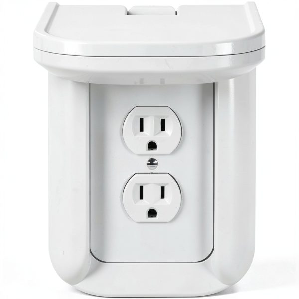 SANUS Outlet Shelf for Sonos One & PLAY:1 White Cable Management Shelf-0