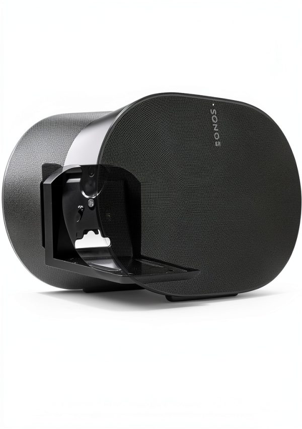 Sanus Adjustable Wall Mount for Sonos Era 300 Black White Tilt Swivel-4