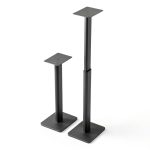 Kanto Adjustable Speaker Stands Black Steel 24 to 42 Inch-0