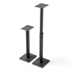 Kanto Adjustable Speaker Stands Black Steel 24 to 42 Inch-0