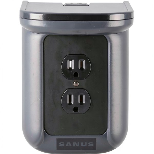 SANUS Shelf for Sonos One & PLAY:1 – 10lb Capacity, Install-0