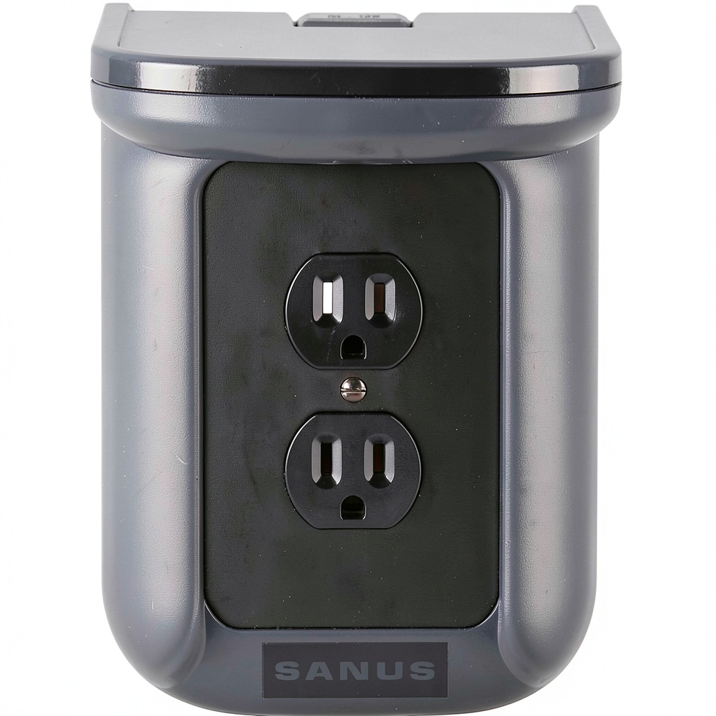Installing SANUS Shelf for Sonos One & PLAY:1 – 10lb Capacity, Install on a living‑room wall above a power outlet
