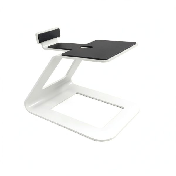 Kanto SE6 Elevated Speaker Stand Pair Black White Premium Audio-2
