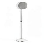 SANUS Height-Adjustable Speaker Stand for Sonos Era 300 Black/White-0