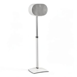 SANUS Height-Adjustable Speaker Stand for Sonos Era 300 Black/White-0