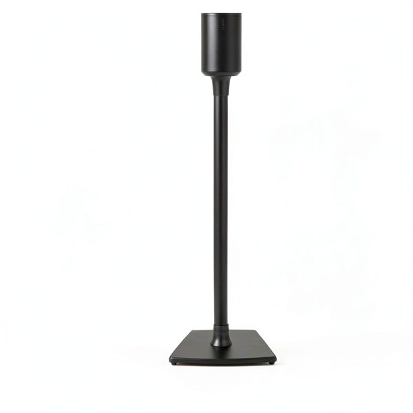Sanus Fixed Height Speaker Stand for Sonos Era 100 Black Steel Base-1
