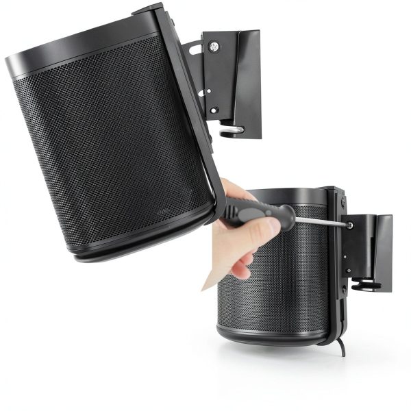 Adjustable Speaker Wall Mount AcoustiMount Tilt Swivel Universal Fit-4