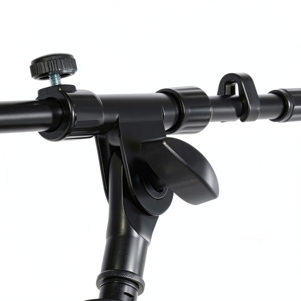 On-Stage RS7501 Amp Stand with Boom Arm - Black Heavy-Duty Tripod-9