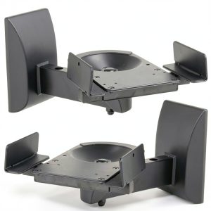 Speaker Wall Mount by Mount-It! Sliding Clamps Adjustable Black-0