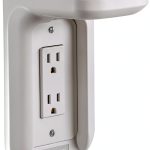 Sanus - Small Device Outlet Speaker Mount - White-0