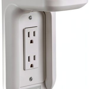 Sanus - Small Device Outlet Speaker Mount - White-0