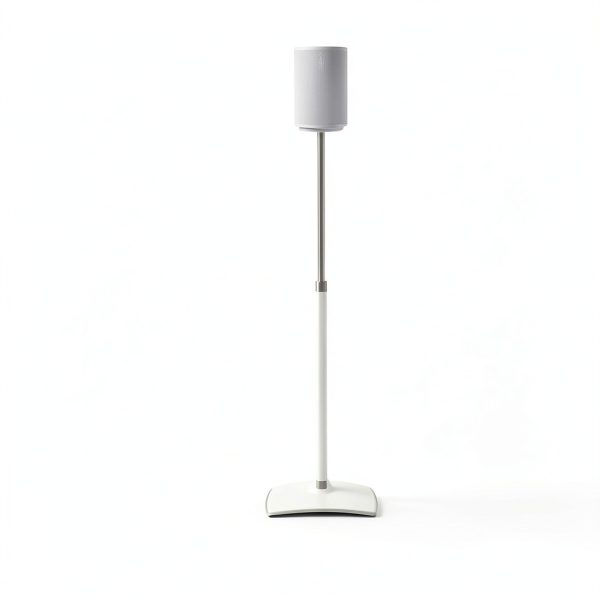 Sanus - Height-Adjustable Speaker Stands for Sonos Era 100 - Pair - White-8