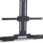 Sanus - Sonos Arc and Sonos Arc Ultra Extendable Soundbar TV Mount - Compatible with TVs 50"-90" - Black-0