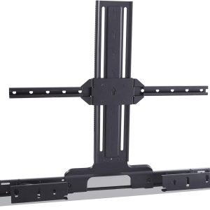 Sanus - Sonos Arc and Sonos Arc Ultra Extendable Soundbar TV Mount - Compatible with TVs 50"-90" - Black-0