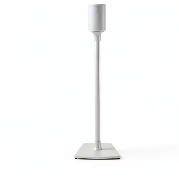 Sanus - Height-Adjustable Speaker Stands for Sonos Era 100 - Pair - White-1