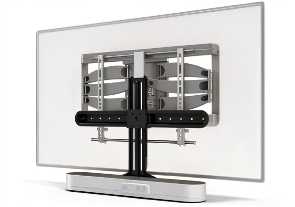 Sanus - Soundbar TV Mount Designed for the Sonos Beam Soundbar - Gen 1, 2 - Compatible with TVs 37"-70" - Black-1