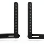 Best Buy essentials™ - Rear/Bottom Soundbar Wall Mount for Most 15 lb. Soundbars - Black-0