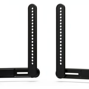 Best Buy essentials™ - Rear/Bottom Soundbar Wall Mount for Most 15 lb. Soundbars - Black-0