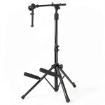 On-Stage RS7501 Amp Stand with Boom Arm - Black Heavy-Duty Tripod-0