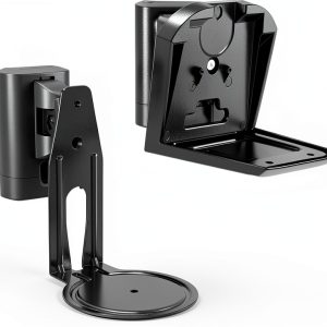 SANUS Elite - Adjustable Speaker Wall Mount for Sonos Era 100 and Era 300 Speakers - Pair - Black-0