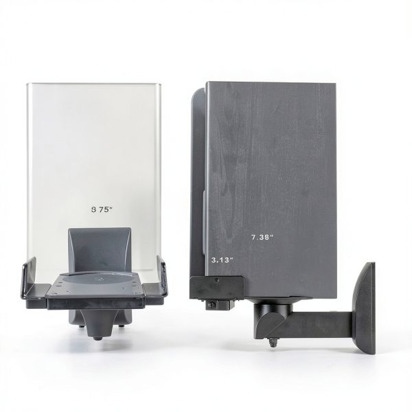 Speaker Wall Mount by Mount-It! Sliding Clamps Adjustable Black-7