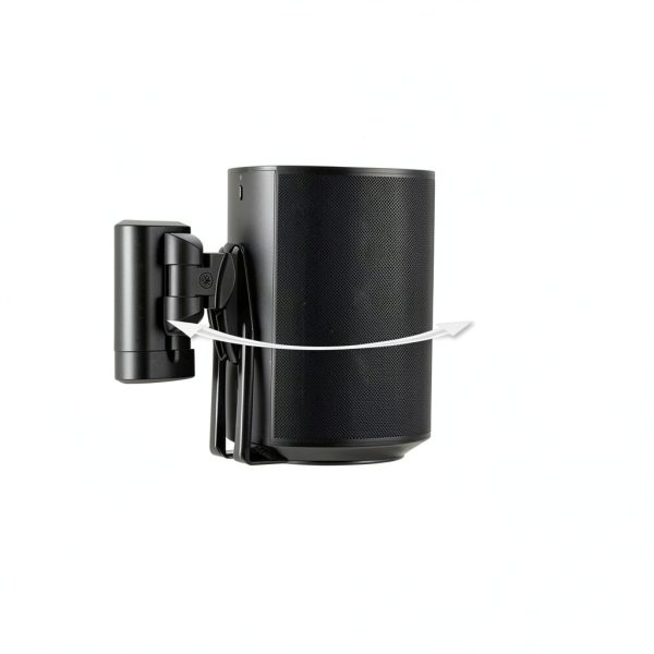 SANUS Elite - Adjustable Speaker Wall Mount for Sonos Era 100 and Era 300 Speakers - Pair - Black-7