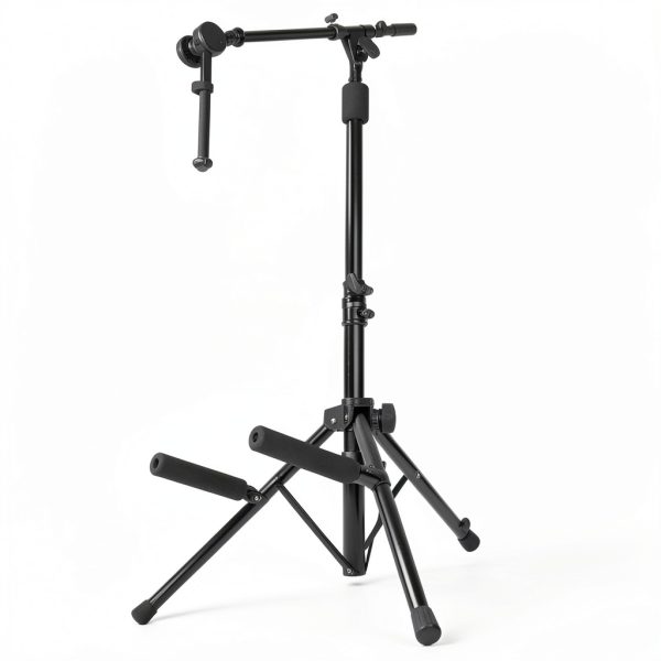 On-Stage RS7501 Amp Stand with Boom Arm - Black Heavy-Duty Tripod-7