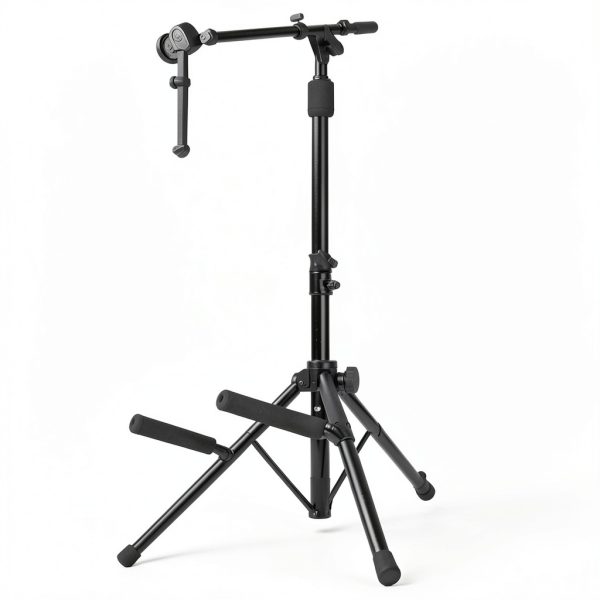 On-Stage RS7501 Amp Stand with Boom Arm - Black Heavy-Duty Tripod-6