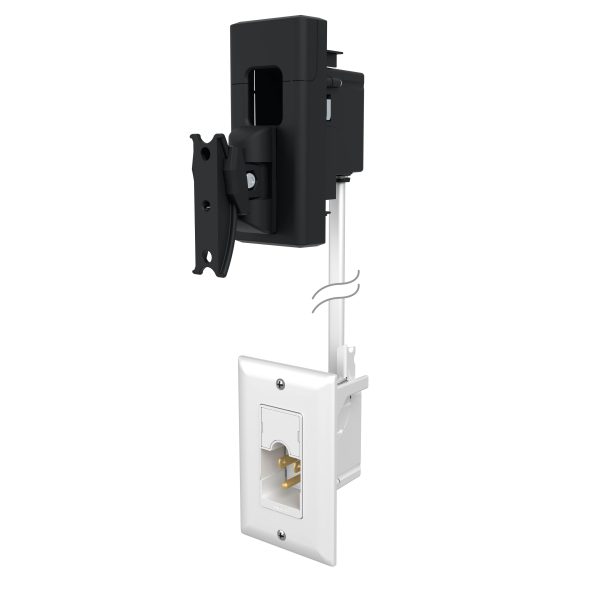 Sanus Tilt and Swivel Speaker Wall Mount Black Power Kit for Audio-0